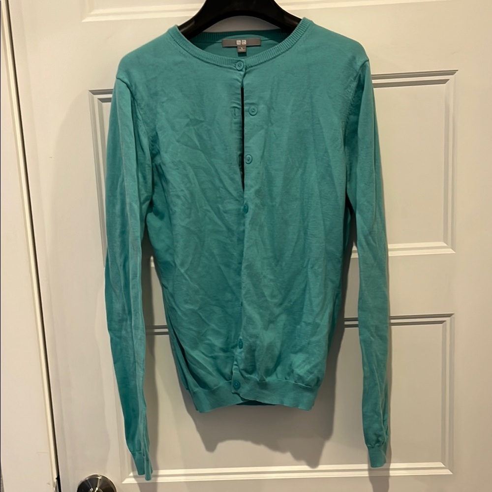 Cotton Button-Up Cardigan